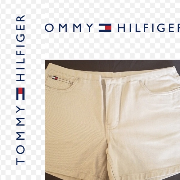 Tommy Hilfiger Pants - Tommy Hilfiger Cream Shorts NWT 8